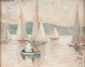 Barque Et Voiliers by Fernand Lantoine