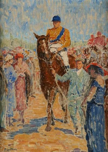 Le Jockey Au Depart - view 1