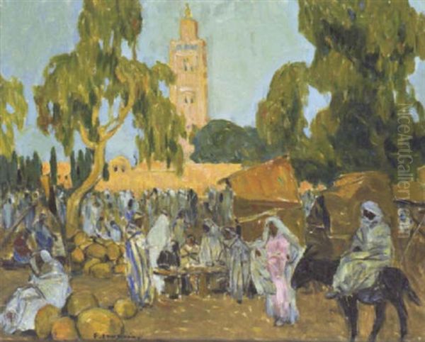 Le Marche Aux Abords De La Mosquee - view 1