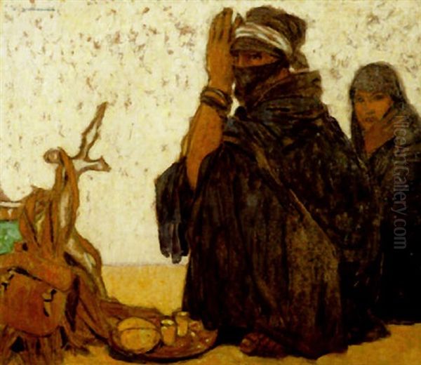 Sahara. Tarqui Et Sa Femme - view 1