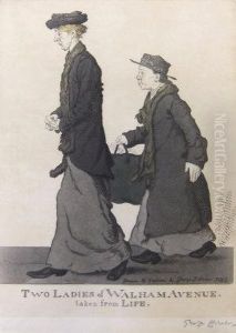 Two Ladies Of Walham Avenue Taken From Life