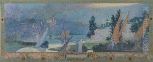 Etude Symboliste Pour Un Monument (study) by William Julien Emile Laparra