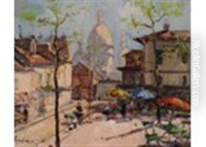 A Parisian Square In The Sunshine A Parisian Square In The Sunshine