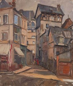Old Town by Georgi Alexandrovich Lapchine