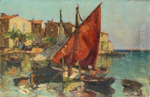 Mediterranean Fishing Village - view 1