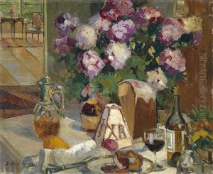 Easter Feast by Georgi Alexandrovich Lapchine