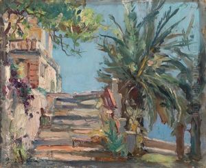 Stairs To A Villa