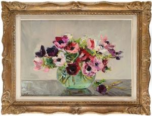 Bouquet De Fleurs by Georgi Alexandrovich Lapchine