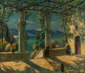 Amalfi Coast by Georgi Alexandrovich Lapchine