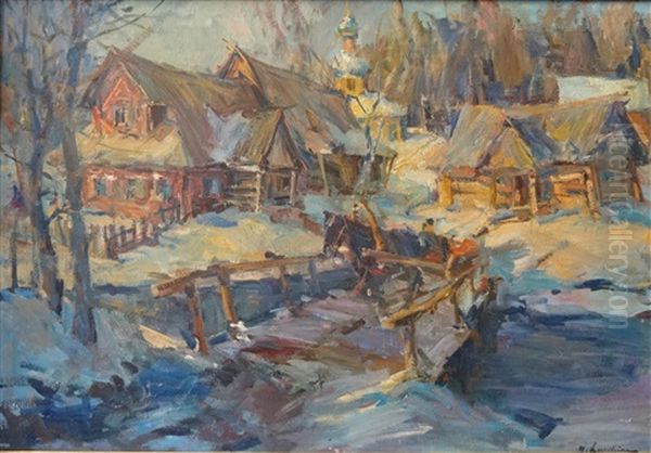 Village Sous La Neige - view 1