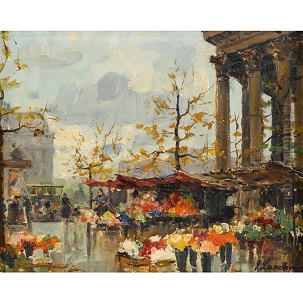 Flower Market, Paris - view 1