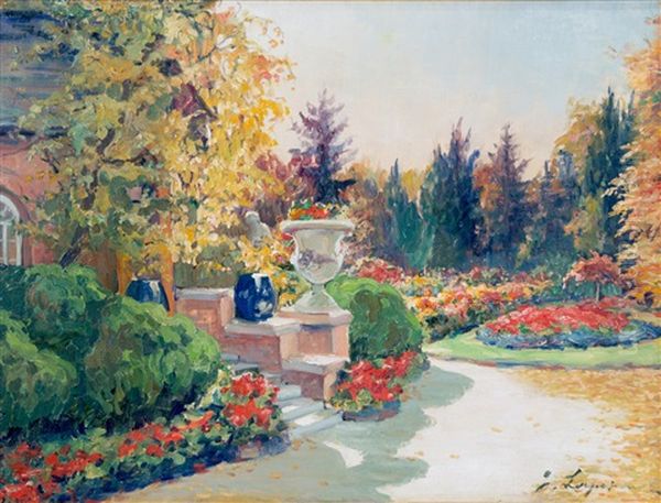 Early Autumn In The Garden - view 1