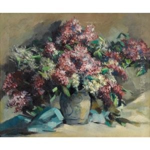 Lilacs by Georgi Alexandrovich Lapchine