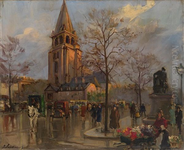 Place Saint-germain-des-pres - view 1