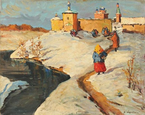 Village Sous La Neige - view 1