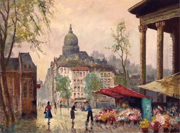 Parisian Flower Market - view 1