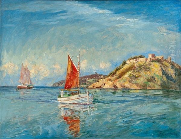 Sailboats By The Shore - view 1