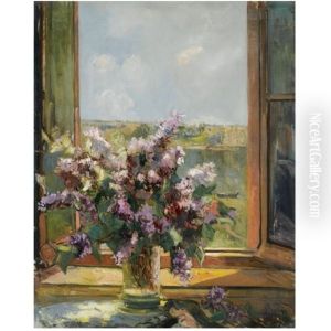 Lilacs by Georgi Alexandrovich Lapchine