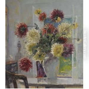 Still Life Of Chrysanthemums Still Life Of Chrysanthemums