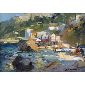 The Amalfi Coast by Georgi Alexandrovich Lapchine