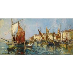 The Fishermen's Return by Georgi Alexandrovich Lapchine