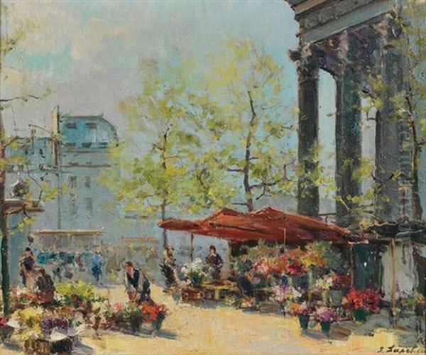 Le Marche Aux Fleurs, Place De La Madeleine - view 1