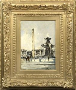 Place De La Concorde, Paris by Georgi Alexandrovich Lapchine