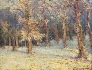 Paysage Hivernale by Georgi Alexandrovich Lapchine