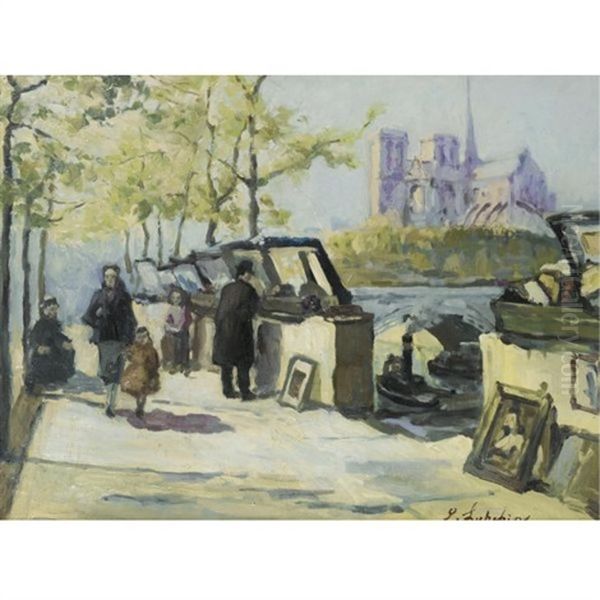 Merchants Along The Wharf, Paris - view 1