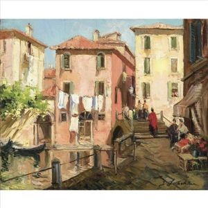 Venetian Street Scene Venetian Street Scene