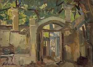 Mediterranean Villa by Georgi Alexandrovich Lapchine