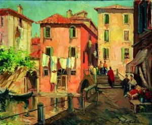 Venise by Georgi Alexandrovich Lapchine