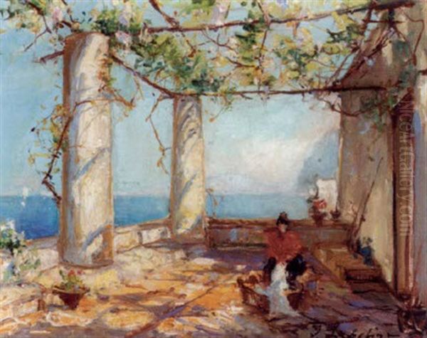 Terrace On The Italian Coast - view 1