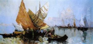 Vue De Venise by Georgi Alexandrovich Lapchine