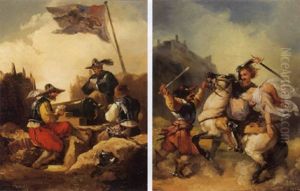 Schlachtszene by Emilio Lapi