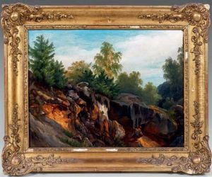 Vue D'une Carriere En Foret De Fontainebleau thumbnail