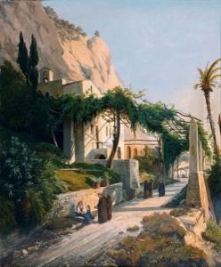 Vue Du Couvent Des Capucins A Amalfi