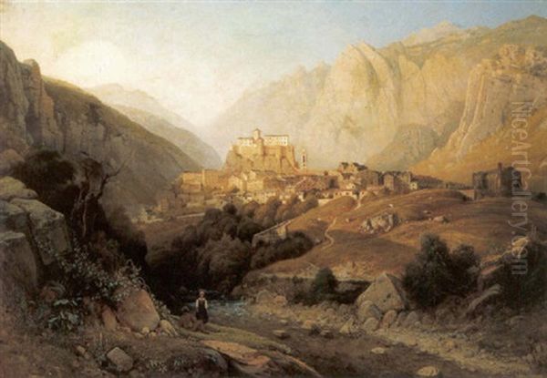 Blick Auf Corte In Korsika - view 1
