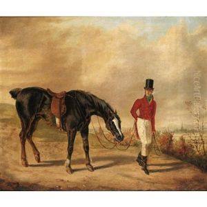 A Huntsman With His Horse by George Henry Laporte