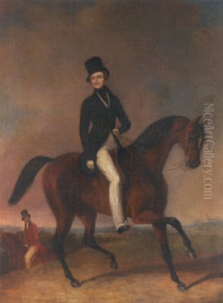 A Gentleman On Horseback - view 1