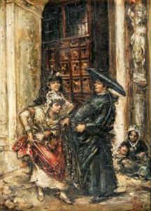 Sevillane Et Cure by Jose Denis Belgrano