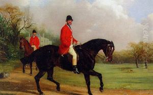 Huntsmen Before A Country House