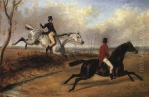 Jumping The Fence by George Henry Laporte