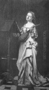 The Lute Player by Marcellin Jean Laporte