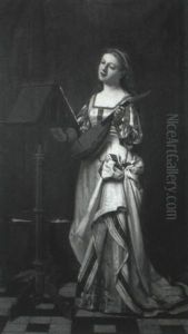 The Lute Player by Marcellin Jean Laporte