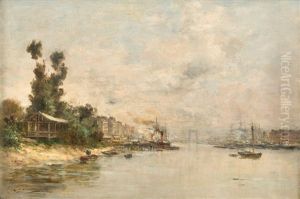 Blick Auf Den Hafen Von Honfleur