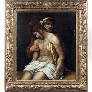 Le Christ Soutenu Par Joseph D'arimathie by Giovanni Antonio Lappoli