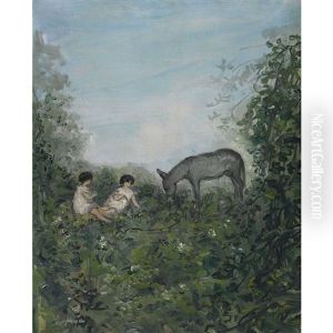 Paysage Avec Deux Femmes Et Un Ane Paysage Avec Deux Femmes Et Un Ane