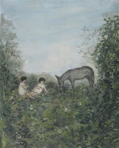 Paysage Avec Deux Femmes Et Un Ane Paysage Avec Deux Femmes Et Un Ane