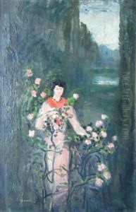 Paysage Avec Une Femme Paysage Avec Une Femme